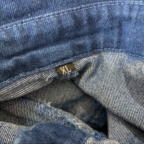 Unbranded Button Up Collared Denim Jumpsuit - Picture 5 of 7